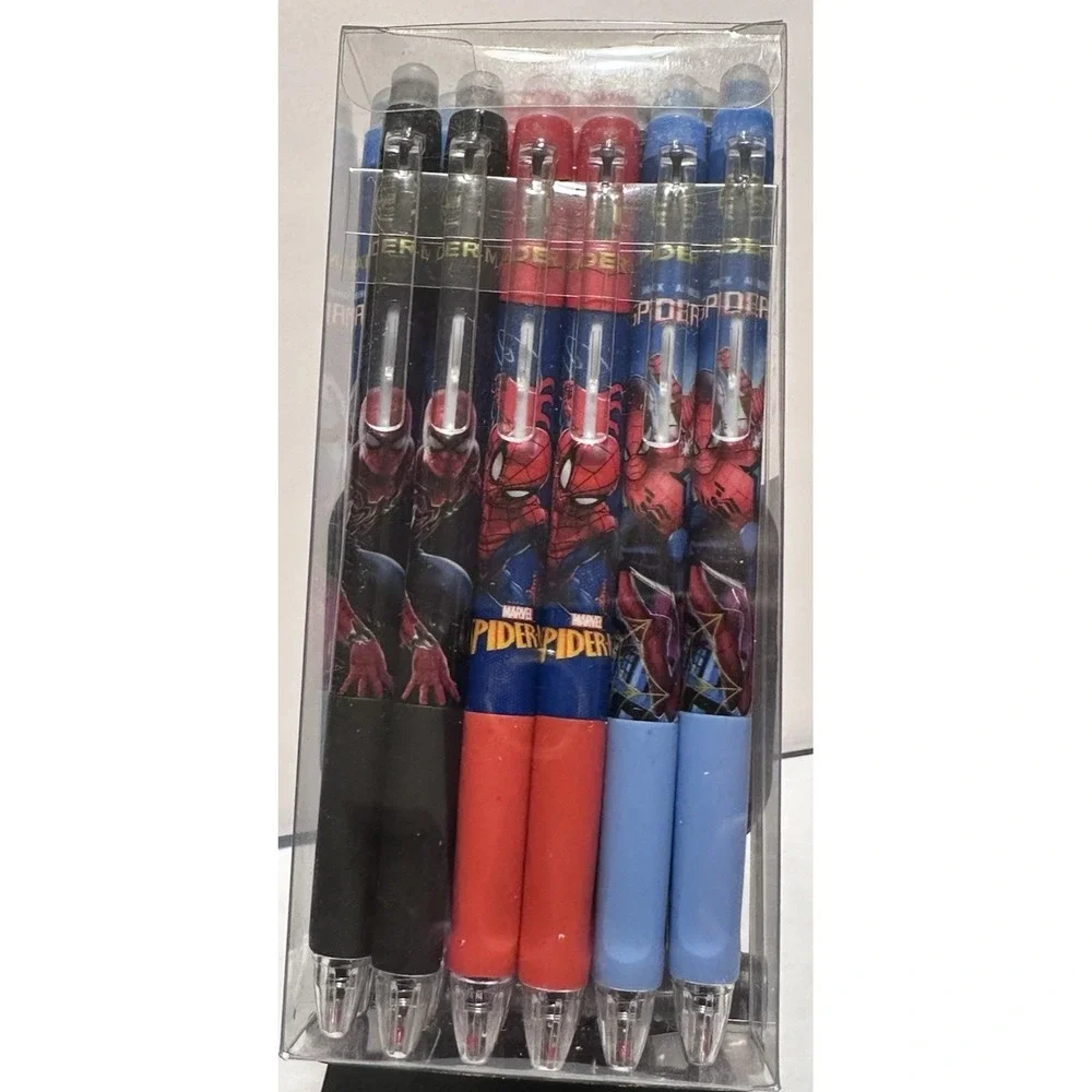 Marvel Spider-man Erasable Gel Ink Pen .5 Mm 12 Piece MP-8821